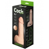 Телесный фаллоудлинитель с мошонкой Cock Next - 17 см. - LOVETOY (А-Полимер) - в Пензе купить с доставкой