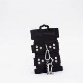 Черные кожаные наручники с регулируемыми ремешками - Crazy Handmade - купить с доставкой в Пензе