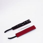 Черно-красные кожаные оковы - Crazy Handmade - купить с доставкой в Пензе