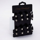 Черные кожаные наручники из звеньев - Crazy Handmade - купить с доставкой в Пензе