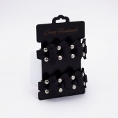 Черные кожаные оковы из звеньев - Crazy Handmade - купить с доставкой в Пензе