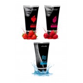 Набор из 3 лубрикантов JUJU (увлажняющий, клубника, малина) - JuJu - купить с доставкой в Пензе