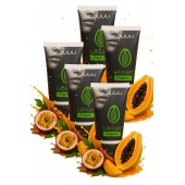 Набор из 5 съедобных лубрикантов JUJU со вкусом тропических фруктов - JuJu - купить с доставкой в Пензе