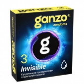 Супертонкие презервативы Ganzo Invisible - 3 шт. - Ganzo - купить с доставкой в Пензе