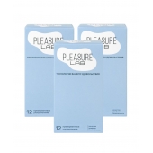 Набор из 3 упаковок ультратонких презервативов Pleasure Lab (по 12 шт.) - Pleasure Lab - купить с доставкой в Пензе