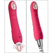 Малиновая насадка на душ с вибрацией Showers to orgasm - 20,1 см. - Orion - купить с доставкой в Пензе