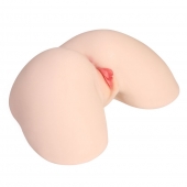 Мастурбатор-полуторс с двойным слоем материала и вибрацией Jenny Onahole Real Hips - KOKOS - в Пензе купить с доставкой