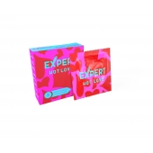 Презервативы с разогревающим эффектом Expert Hot Love - 3 шт. - Expert - купить с доставкой в Пензе