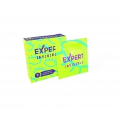 Ультратонкие презервативы Expert Invisible - 3 шт. - Expert - купить с доставкой в Пензе