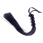 Черная силиконовая плеть - 37 см. - Boys of Toys - купить с доставкой в Пензе