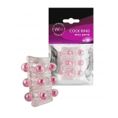 Прозрачная сквозная насадка на пенис с цветными шариками - Erowoman-Eroman - в Пензе купить с доставкой