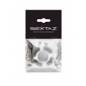 Эластичное кольцо с «ресничками» и 4 шариками - Sextaz - в Пензе купить с доставкой