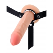 Мужской полый страпон на регулируемых ремнях - 18,5 см. - Sex Expert - купить с доставкой в Пензе