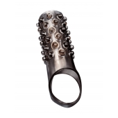 Дымчатая насадка на пенис с выпуклостями - 12 см. - Sex Expert - в Пензе купить с доставкой