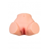 Телесный реалистичный мастурбатор-полуторс с 2 любовными входами - No Name - в Пензе купить с доставкой