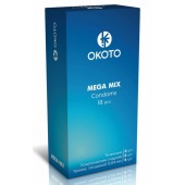 Презервативы OKOTO Mega Mix - 18 шт. - Sitabella - купить с доставкой в Пензе