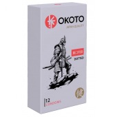 Точечные презервативы OKOTO Dotted - 12 шт. - Sitabella - купить с доставкой в Пензе