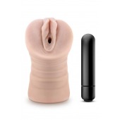 Телесный мастурбатор-вагина Ayumi с вибрацией - Blush Novelties - в Пензе купить с доставкой