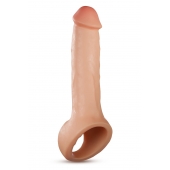 Телесная насадка-удлинитель Thrive 8.75 Inch Realistic Penis Extender Sleeve - 22,2 см. - Blush Novelties - в Пензе купить с доставкой
