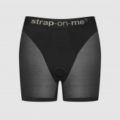 Трусики-шорты для фиксации насадок Strap-on-me Harness Lingerie Halo - size XS - Strap-on-me - купить с доставкой в Пензе