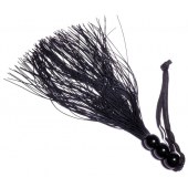 Черная силиконовая плетка - 25,4 см. - Boys of Toys - купить с доставкой в Пензе