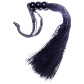 Черная силиконовая плетка - 25,4 см. - Boys of Toys - купить с доставкой в Пензе