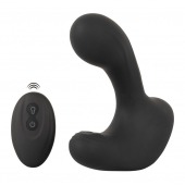 Черная анальная вибропробка с функцией расширения RC Butt Plug with 3 functions - Orion - в Пензе купить с доставкой