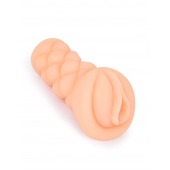 Телесный мастурбатор-вагина с вибропулей и эрекционными кольцами в комплекте - Sexy Girl - в Пензе купить с доставкой