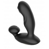 Черный вибромассажер простаты с вращающимся шариком - Secwell - в Пензе купить с доставкой