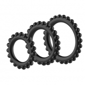 Набор из 3 ребристых эреционных колец TITAN - Baile - в Пензе купить с доставкой