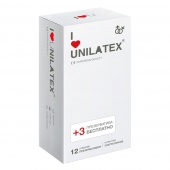 Ультратонкие презервативы Unilatex Ultra Thin - 12 шт. + 3 шт. в подарок - Unilatex - купить с доставкой в Пензе