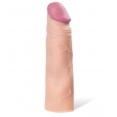 Реалистичная насадка с ярко выраженной головкой - 16,5 см. - A-toys - в Пензе купить с доставкой