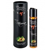 Массажное масло с ароматом экзотических фруктов Huile de Massage Gourmande Fruits Exotiques - 59 мл. - Plaisir Secret - купить с доставкой в Пензе