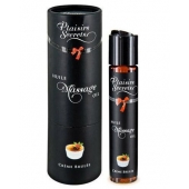 Массажное масло с ароматом крем брюле Huile de Massage Gourmande Creme Brulée - 59 мл. - Plaisir Secret - купить с доставкой в Пензе