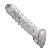 Утолщающая ребристая насадка на пенис - Доминирующее кольцо - в Пензе купить с доставкой