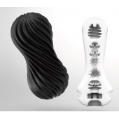 Мастурбатор FLEX Rocky Black с плотным рельефом - Tenga - в Пензе купить с доставкой