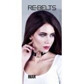 Чёрный чокер-кляп Iman Black - Rebelts - купить с доставкой в Пензе