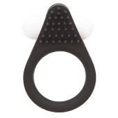 Чёрное эрекционное кольцо LIT-UP SILICONE STIMU RING 1 BLACK - Dream Toys - в Пензе купить с доставкой