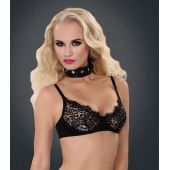 Полиуретановый ошейник с пуклями и D-кольцами Collar with Studs - Blush Novelties - купить с доставкой в Пензе