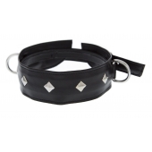 Полиуретановый ошейник с пуклями и D-кольцами Collar with Studs - Blush Novelties - купить с доставкой в Пензе