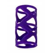 Фиолетовая насадка-сетка на пенис - 7,5 см. - A-toys - в Пензе купить с доставкой