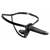 Женский страпон с вагинальной пробкой Double Penetrix Strap-on - 15 см. - Pipedream - купить с доставкой в Пензе