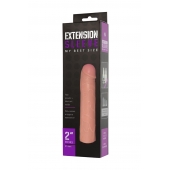Насадка-удлинитель Extension sleeve телесного цвета - 18,5 см. - Sitabella - в Пензе купить с доставкой