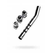 Металлический анальный душ с тремя насадками - ToyFa - купить с доставкой в Пензе