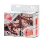 Двусторонний мастурбатор с вибропулей Satisfaction Babylicious - Lola Games - в Пензе купить с доставкой