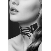 Оригинальный ошейник-чокер со шнуровкой - Bijoux Pour Toi - купить с доставкой в Пензе