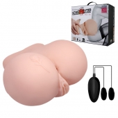 Вагина и анус с вибрацией CrazyBull Vagina and Ass - Baile - в Пензе купить с доставкой