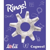 Прозрачное эрекционное кольцо Rings Cogweel - Lola Games - в Пензе купить с доставкой