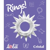 Прозрачное эрекционное кольцо Rings Cristal - Lola Games - в Пензе купить с доставкой
