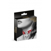 Красный чокер с замком в форме сердца - Bijoux Pour Toi - купить с доставкой в Пензе